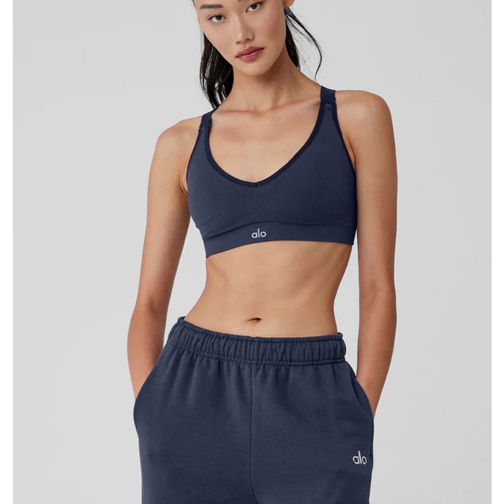 ALO Seamless Ribbed Favorite Bra